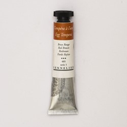 sennelier ei-tempera roodbruin - tube 21 ml.