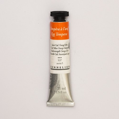 sennelier ei-tempera cadmiumoranje - tube 21 ml.