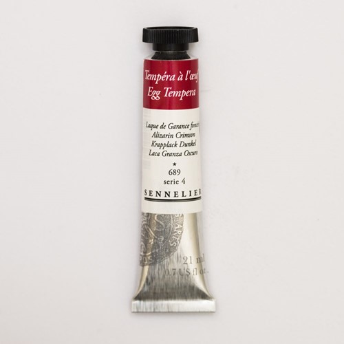 sennelier ei-tempera kraplak donker - tube 21 ml.