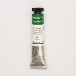 sennelier ei-tempera permanentgroen - tube 21 ml.