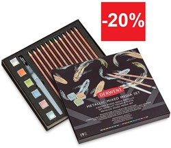 Derwent metallic mixed media set van 36.95 voor 29.50