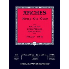 Arches olieverfbloks / huile 1-zijdig gelijmd