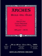 Arches olieverfbloks / huile 1-zijdig gelijmd