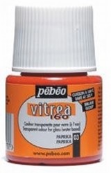 Vitrea 160 glasverf paprika - flacon 45 ml.