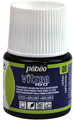 Vitrea 160 glasverf lazuli - flacon 45 ml.