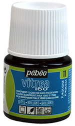 Vitrea 160 glasverf turkoois - flacon 45 ml.