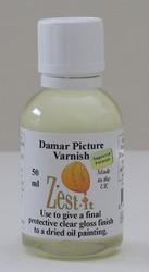 Zest-it damar schilderijvernis glans - flacon 50 ml.
