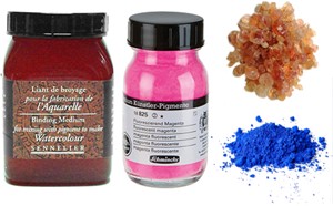 Pigmenten en grondstoffen