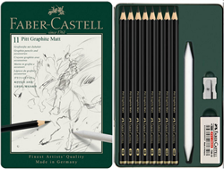 Faber Castell pitt graphite matt set 11 delig