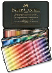 Faber Castell Polychromos kleurpotloden metalen doos 120 stuks