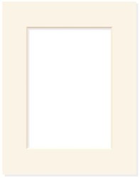 MB Passe-partout 24 x 30 cm - GEBROKEN WIT - per 5 stuks