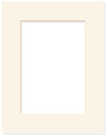 MB Passe-partout 24 x 30 cm - GEBROKEN WIT - per 5 stuks