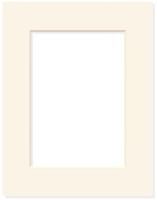 MB Passe-partout 50 x 60 cm - GEBROKEN WIT - per 5 stuks