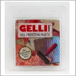 Gelli printing plate vierkant 12.7 x 12.7 cm.