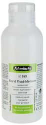 Schmincke acrylmedium vloeibaar zijdemat - flacon 250 ml.
