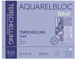 Schut aquarelblok Terschelling glad 300 grams 18x24 cm.