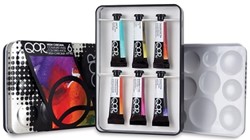 QoR artists watercolour set 6 chroma kleuren