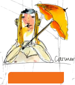 Rohrer & Klinger sketch ink Carmen (geel/oranje) - flacon 50 ml.