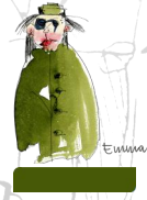 Rohrer & Klinger sketch ink Emma (olijfgroen) - flacon 50 ml.
