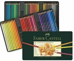 Faber Castell Polychromos kleurpotloden metalen doos 60 stuks
