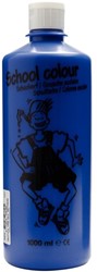 talens schoolverf donkerblauw - flacon 1000 ml