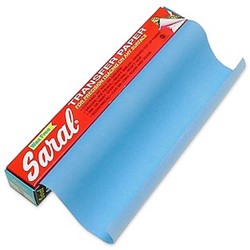 Saral transferpapier rol 31 cm x 366 cm blauw