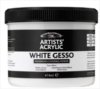 WN artists gesso wit - flacon 450 ml.