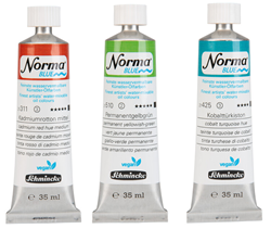 Schmincke norma blue watervermengbare olieverf