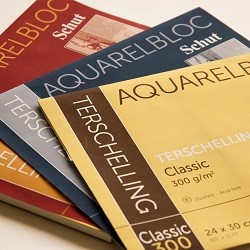 Aquarelpapier  bloks