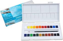 Sennelier la petit aquarelle set 24 halve napjes