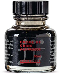 Sennelier a la pagode oost indische inkt - flacon 30 ml. 