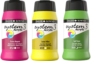 Rowney System 3 acrylverf - 500 ml.