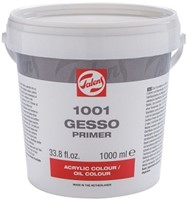 Talens gesso wit - emmer 1000 ml.