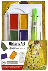 Gansai Tambi Gustav Klimt - 6 napjes, waterbrush en palet
