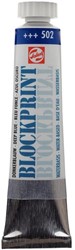 talens blockprint waterbasis donkerblauw - tube 20 ml.