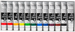 Turner acryl gouache assortiment set 12 x 20 ml.