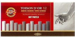 Toison d'Or zachte pastels 12 grijs assortie