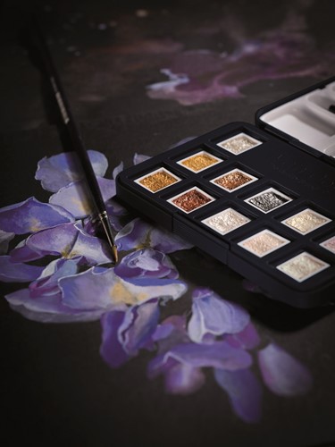 Van Gogh aquarel pocketbox metallics en interference kleuren-3