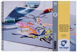 Van Gogh schetsblok 120 grs. 30 vel oceaanblauw