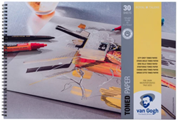 Van Gogh schetsblok 120 grs. 30 vel stadsgrijs