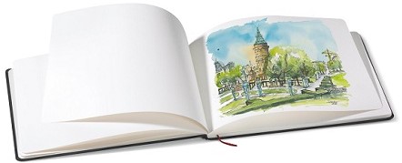 Hahnemühle watercolour travelbook A6 landschap-2
