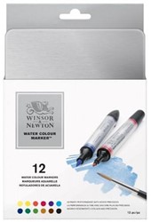 Winsor & Newton watercolour marker set 12 stuks