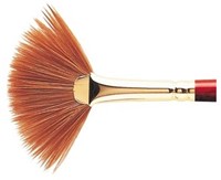 W&N sceptre gold ll waaier penseel 808 korte steel - 6"