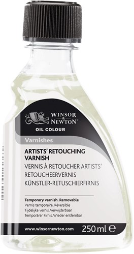 W&N retoucheervernis - flacon 250 ml.
