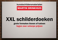 Nieuw: XXL schilderdoeken per stuk voor afhaalprijzen